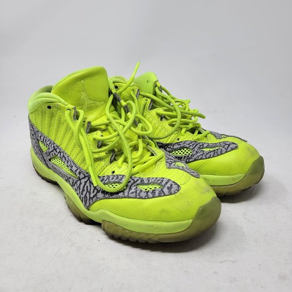 Jordan Other - Jordan 11 IE Low Retro Volt Neon Green Cement US 8 919712-700 XI bred zen Grey